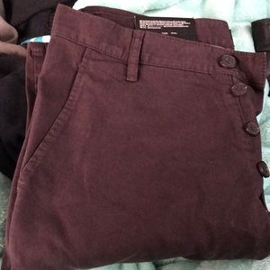 Dark purple chinos